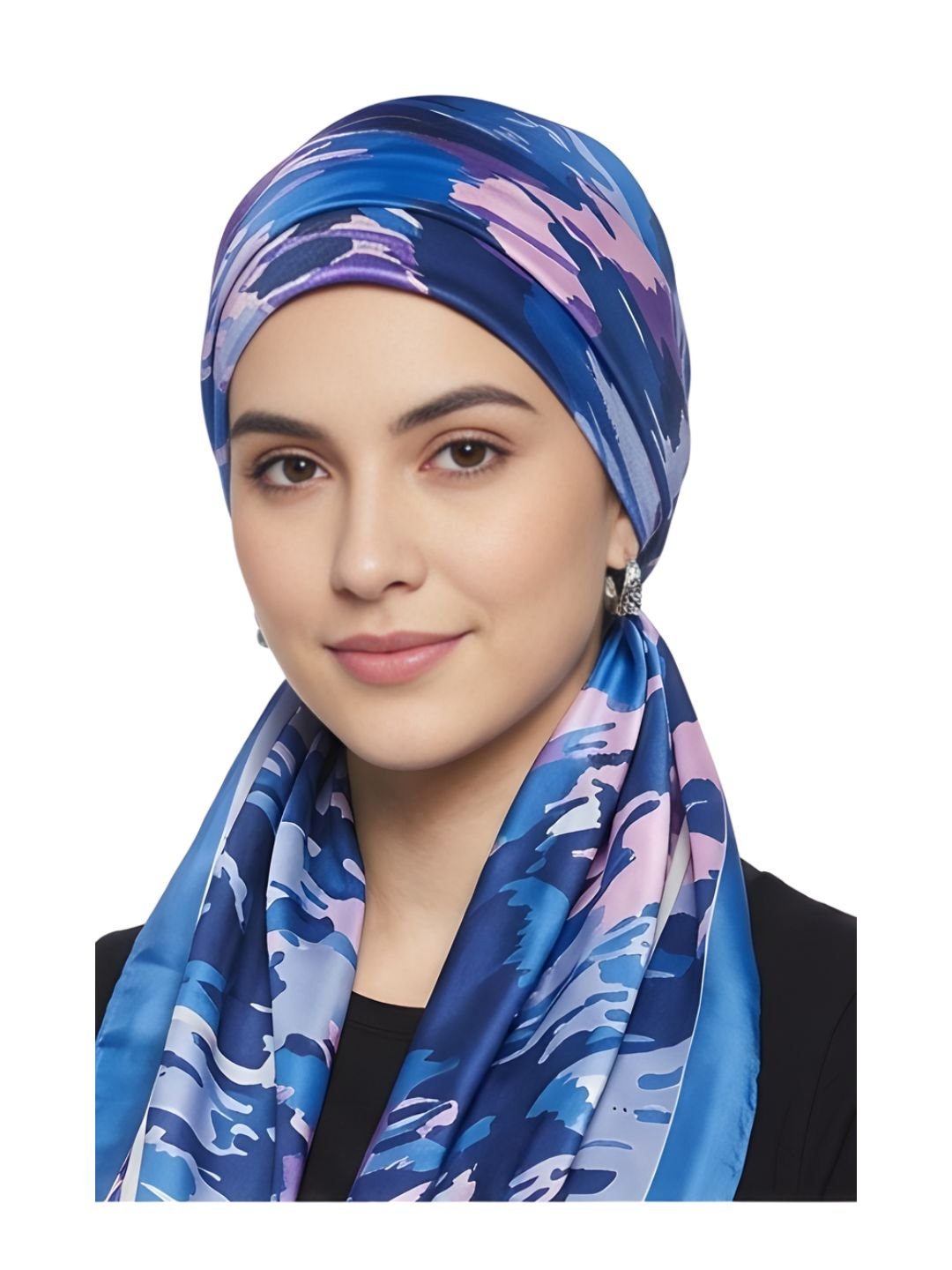LookTrendyNow Satin Link Long Scarf For Men and Women Breathable Sun Protection (100X100 cm) pack of 1