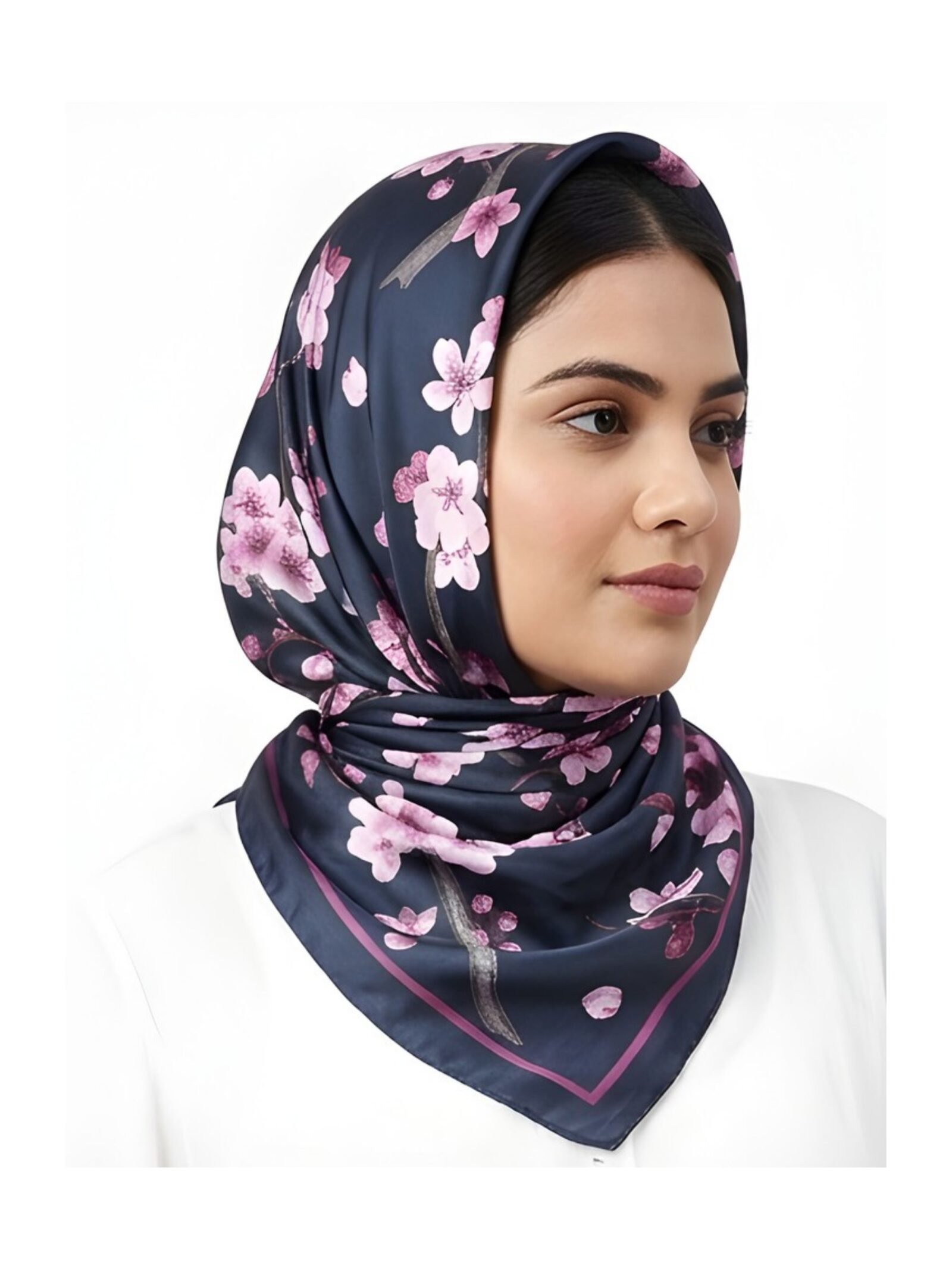 LookTrendyNow Satin Link Long Scarf For Men and Women Breathable Sun Protection (100X100 cm) pack of 1